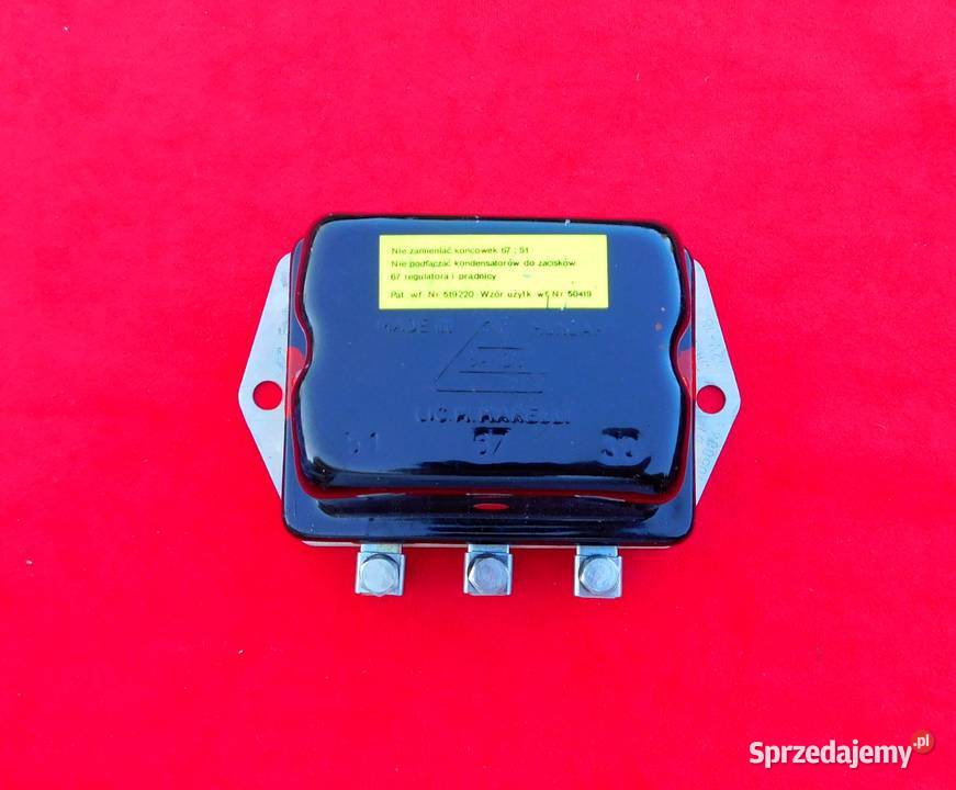 Nowy regulator napięcia prądnicy Fiat 126p 126 osobowe Układ elektryczny silnika Tarnów