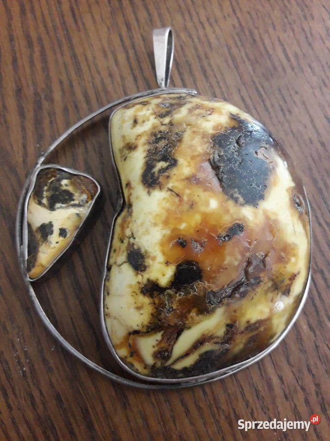 Wisior bursztyn bałtycki 64gram Białystok sprzedam