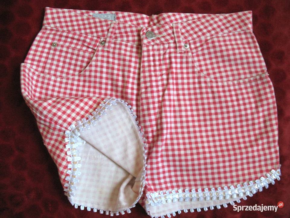 Szorty spodenki bawełna 38 M biodra 98 Spodnie mazowieckie Siedlce