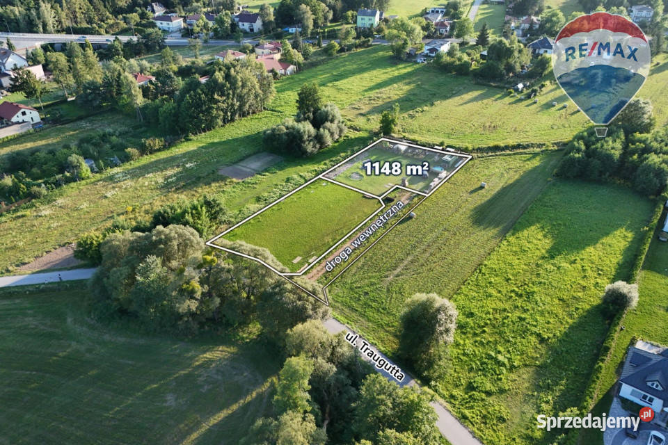 Działka budowlana 1148 m z warunkami zabudowy Sprzedaż Jaktorów