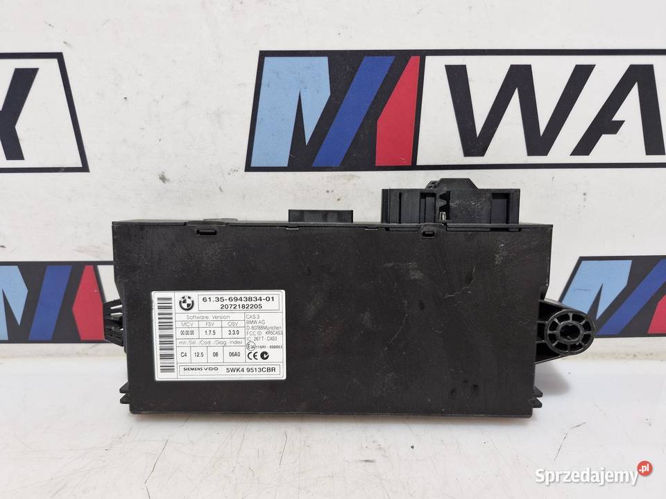6943834 BMW E82 E87 E90 E91 MODUL STEROWNIK CAS dolnośląskie