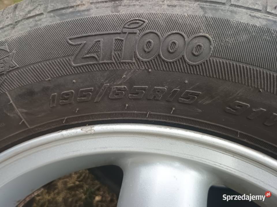Opony letnie na alufelgach opel Banie