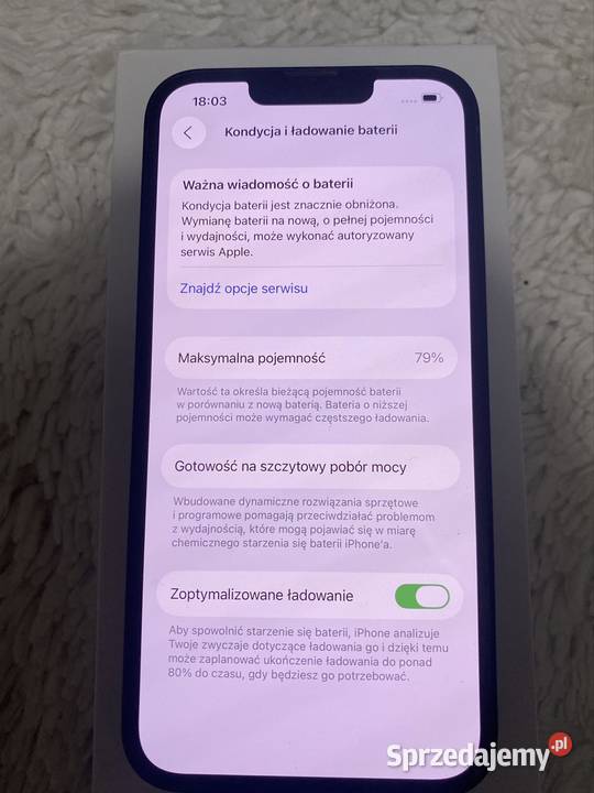 iPhone 13 128 GB Stan Apple / iPhone Telefony i Akcesoria Rossoszyca