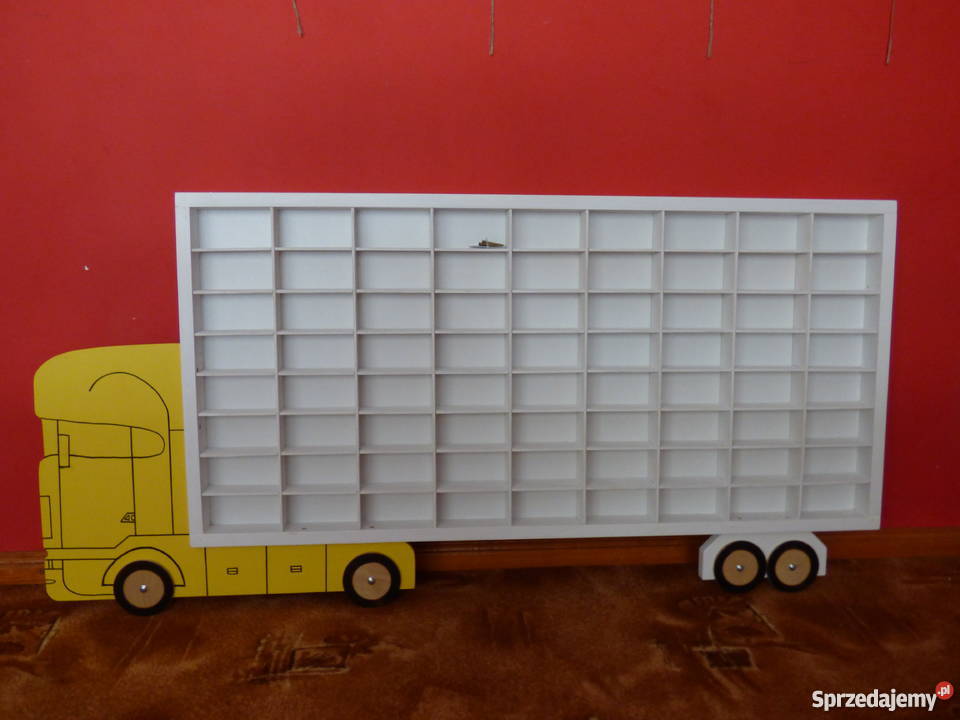 Półka na resoraki Hot Wheels itp na 100 ponad 20 Szafy, regały, półki Łąki Bratiańskie