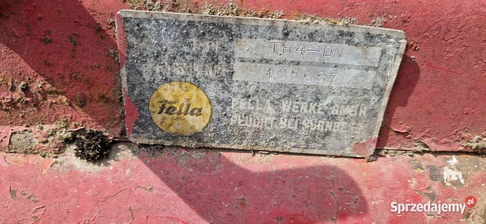 Przetrząsarka Fella TH4 nieuszkodzony Czerwony Kościół