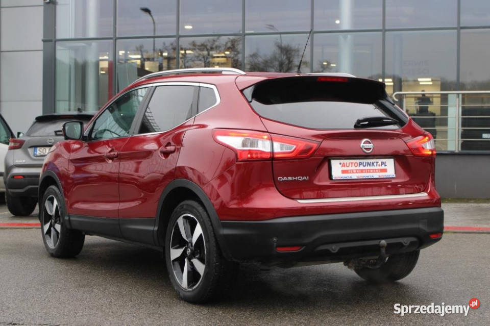 NISSAN Qashqai 2017r salon Panorama kamery 360 nieuszkodzony Kraków sprzedam