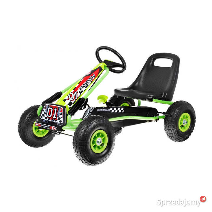 Gokart Air na pedały dzieci 3 Zielony Pompowane Siedlce sprzedam