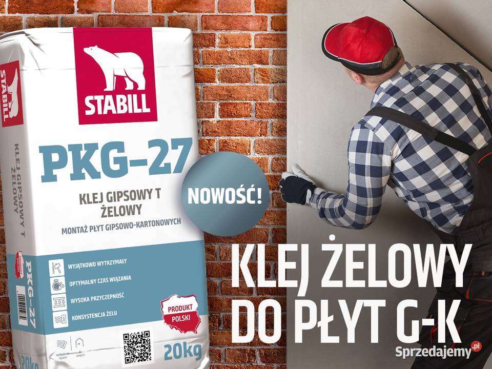 Klej gipsowy żelowy STABILL LUBLIN PKG27 ALPOL