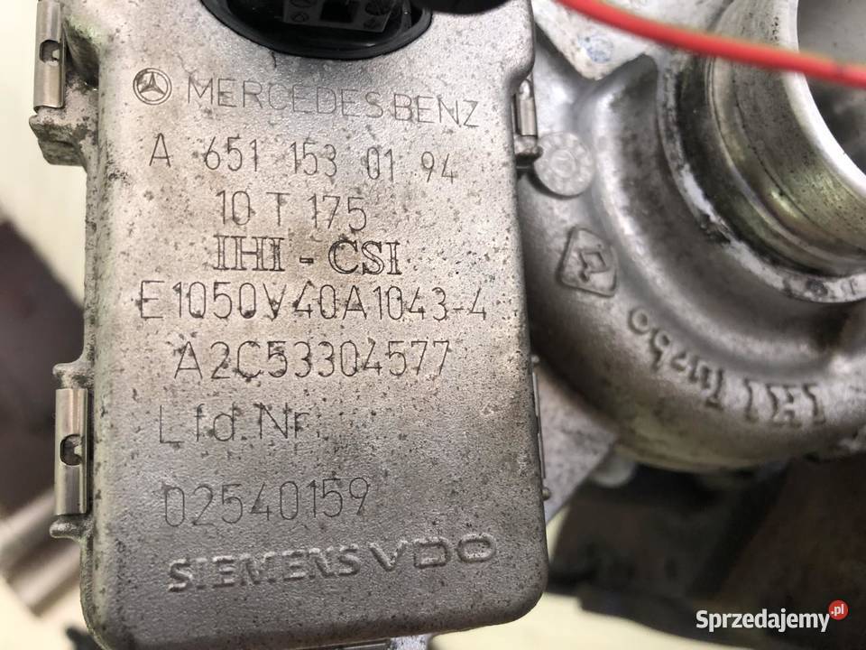 TURBOSPRĘŻARKA A6510900480 JEEP COMPASS I LIFT