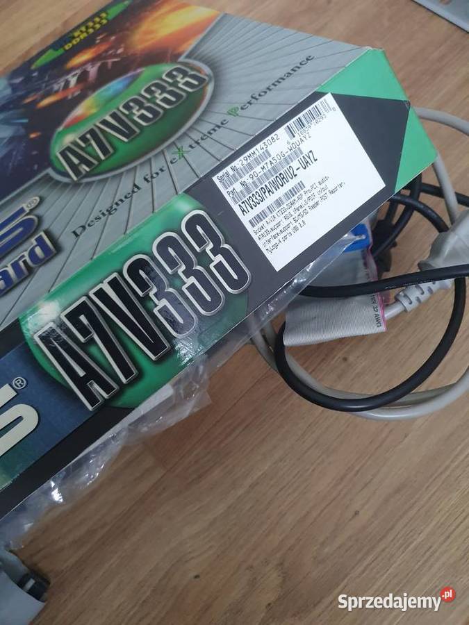 Płyta główna ASUS A7V333 Socket A BOX Komplet Warszawa