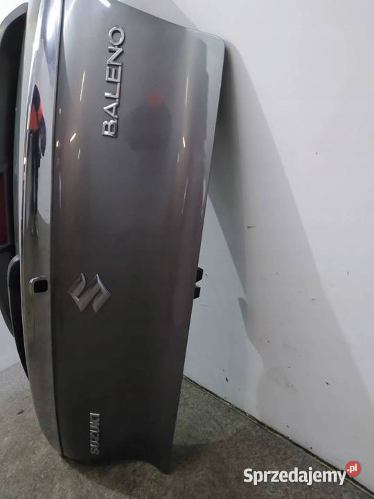 KLAPA TYŁ SZYBA SZARA Suzuki Baleno II 20152022