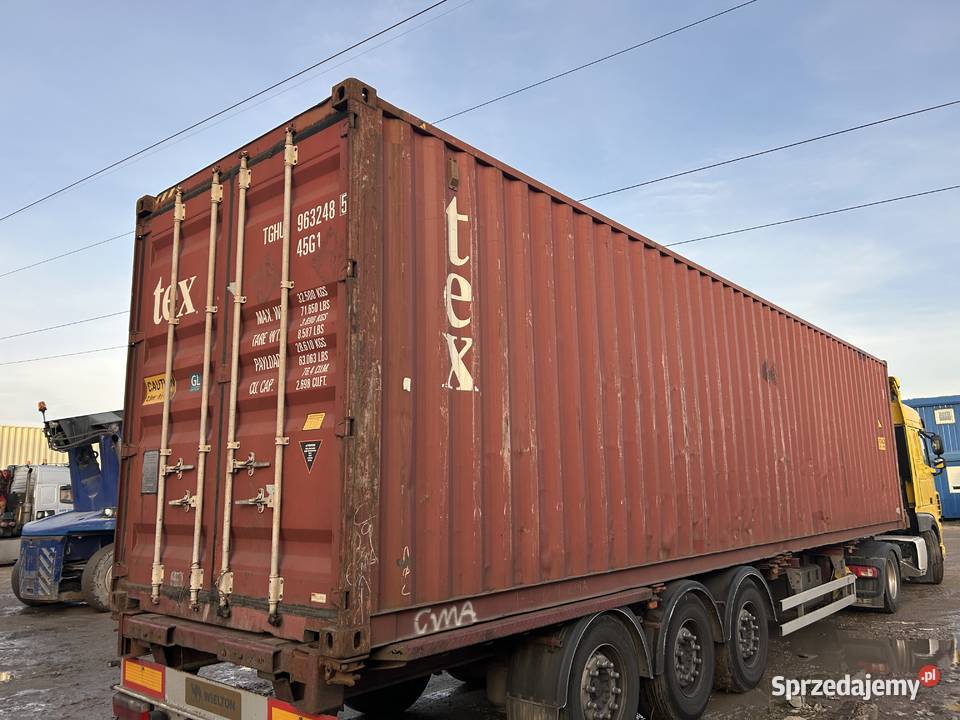 Kontener morski magazynowy budowlany 40 HC