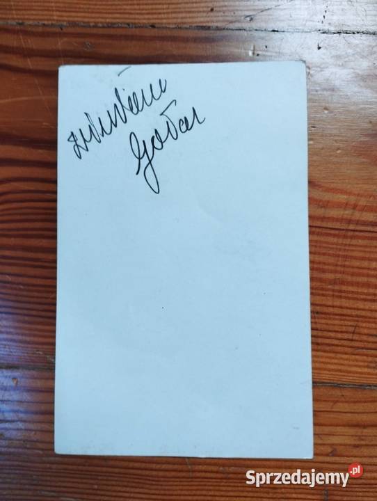 Zdjęcie aktora z autografem mazowieckie Warszawa sprzedam