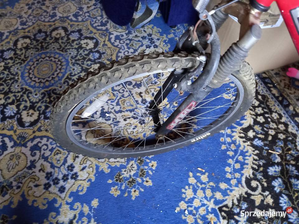 rower gorski czerwony Wysoka Strzyżowska