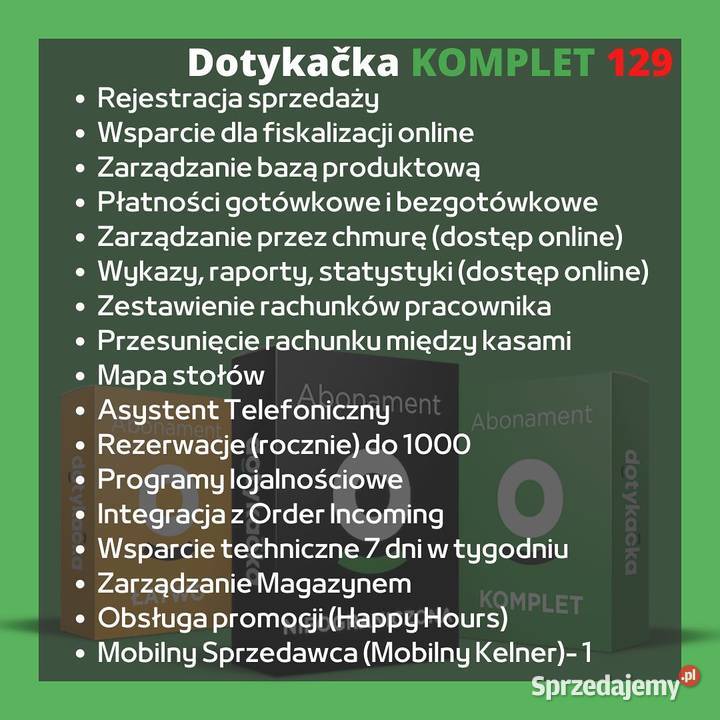 Tani system POS Dotykacka