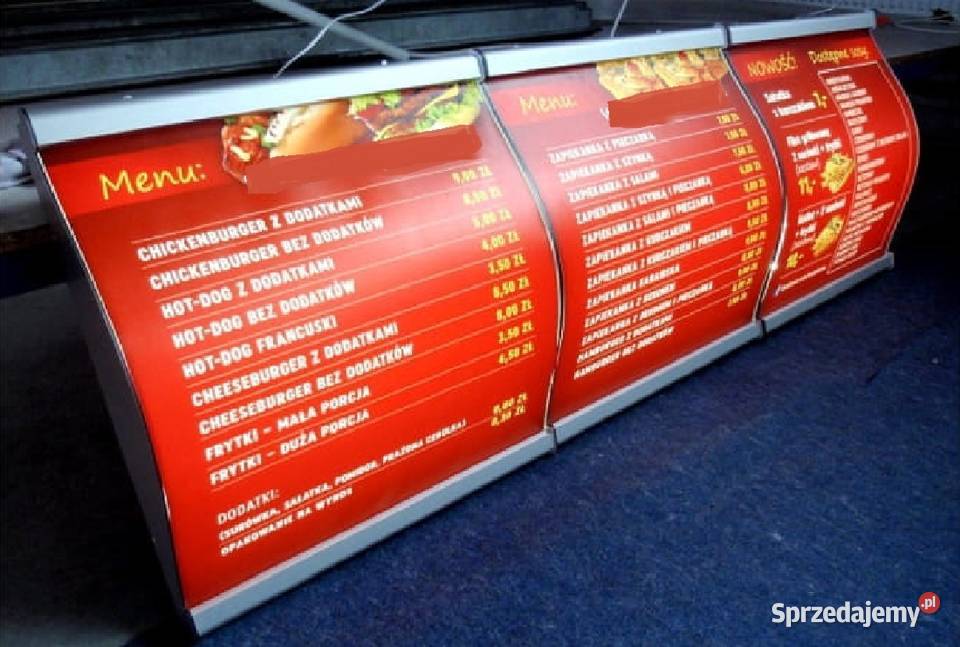 Kaseton MENU Blue Line Panel Podświetlany 50x50 Rewal