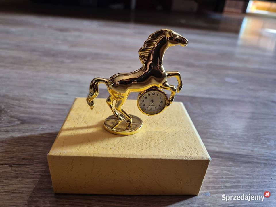 ZEGAREK MINIATURKA KONIA UNIKAT sprzedam