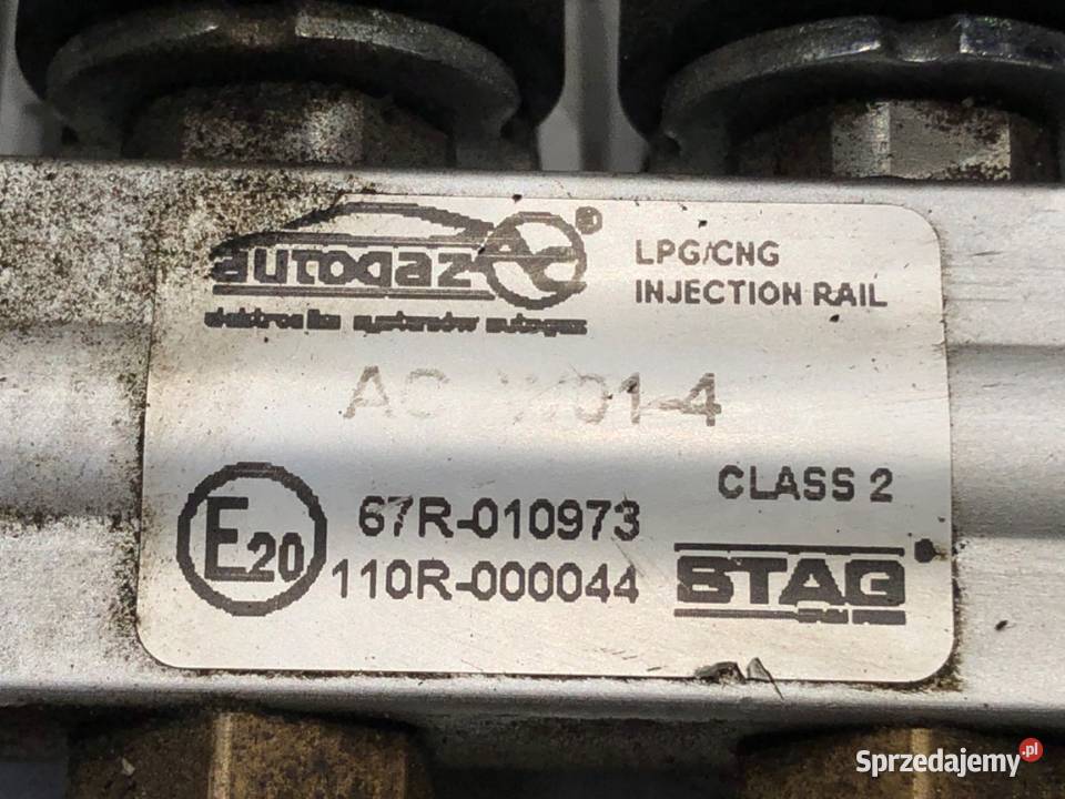 WTRYSKI DO GAZU LPG AC WTRYSK GAZU GAZOWY osobowe