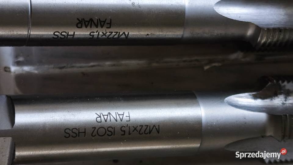 Nowy gwintownik i narzynka M22x15 Fanar Toruń