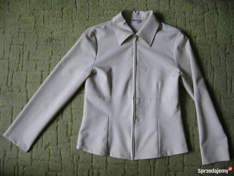 Marynarka damska AKSAMITNA 38 SZTRUKSOWA 36