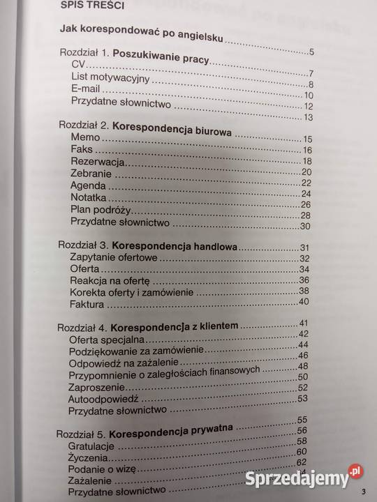Przykłady korespondencji w języku angielskim Warszawa