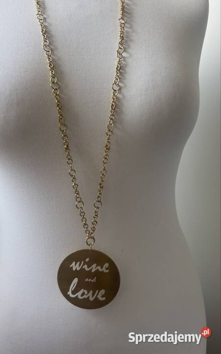 Naszyjnik Alama Wino i Miłość Bydgoszcz sprzedam