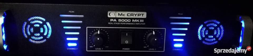 Sprzedam Wzmacniacz estradowy MC Crypt PA5000 MK Tczew