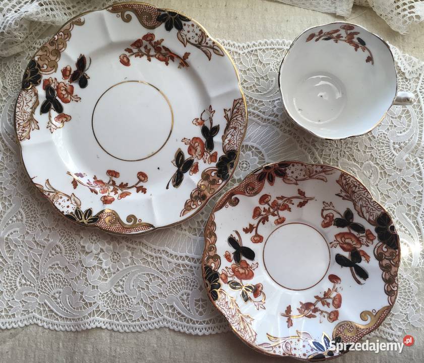 Filiżanka trio 1899 Anglia Kraków