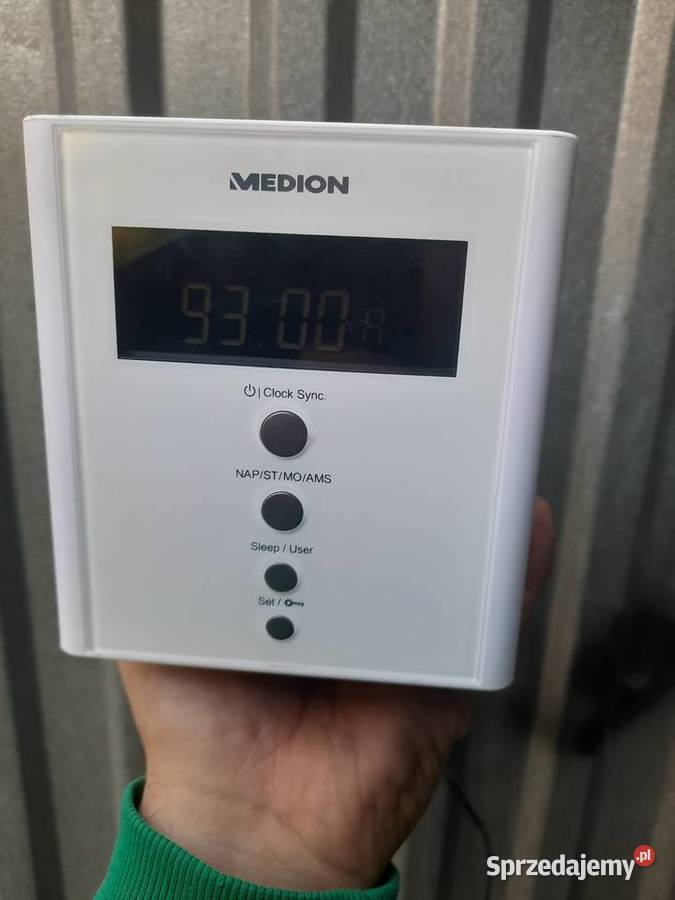 Radiobudzik z projektorem godzin wyświetlacz