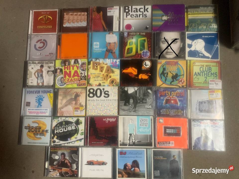 Kolekcja płyt CD z t 80 tych i nowsze