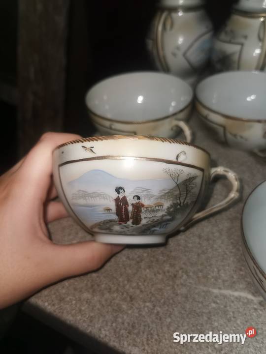 Piękny japoński zestaw do herbaty Nowy Tomyśl sprzedam