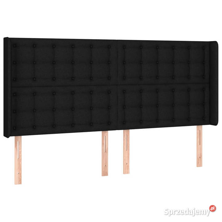 Zagłówek do łóżka z LED czarny 183x16x118128 Warszawa