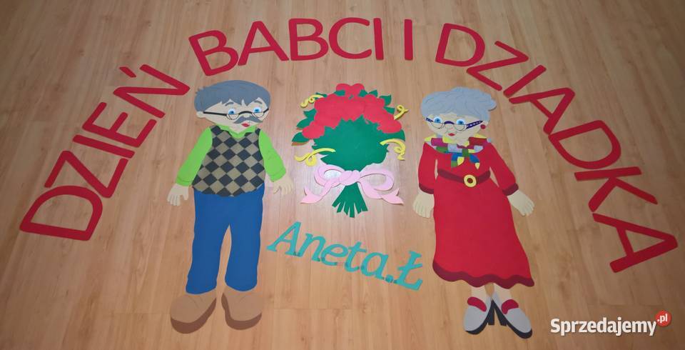 Dekoracje na Dzień Babci i Dziadka z brystolu mazowieckie Garwolin sprzedam