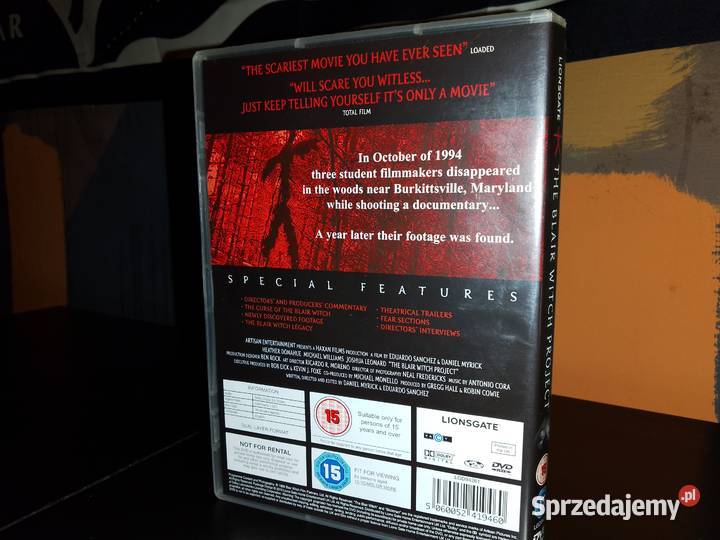 The Blair Witch Project 1999 DVD Rybnik
