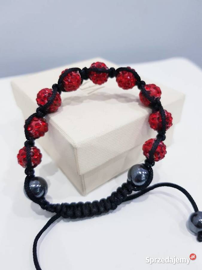 Damska bransoletka z kryształkami shamballa Bransoletki śląskie