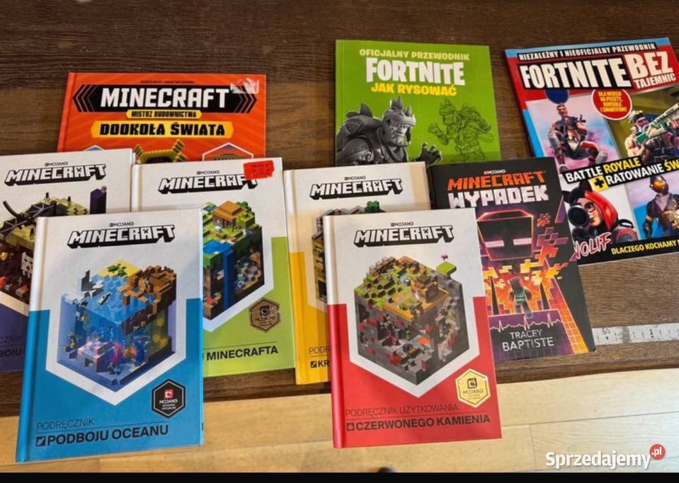 Zestaw książek minecraft i fortnite Katowice