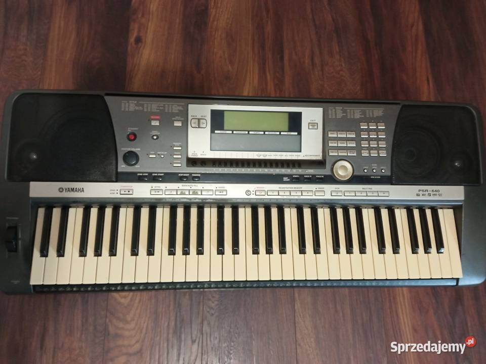 Instrument klawiszowy Yamaha PSR640 Stan sprawny Instrumenty klawiszowe i MIDI Siemiatycze