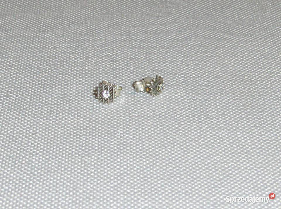 WKruk Srebrne kolczyki dziecięce Kwiatki sprzedam