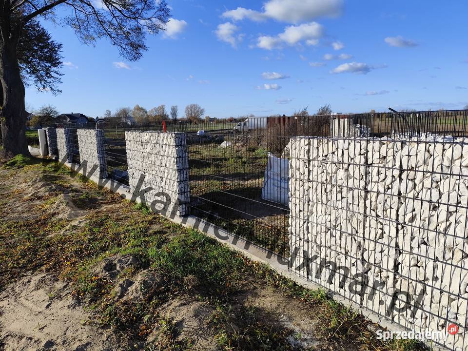 Montaż ogrodzeń GABIONY mazowieckie Radzymin