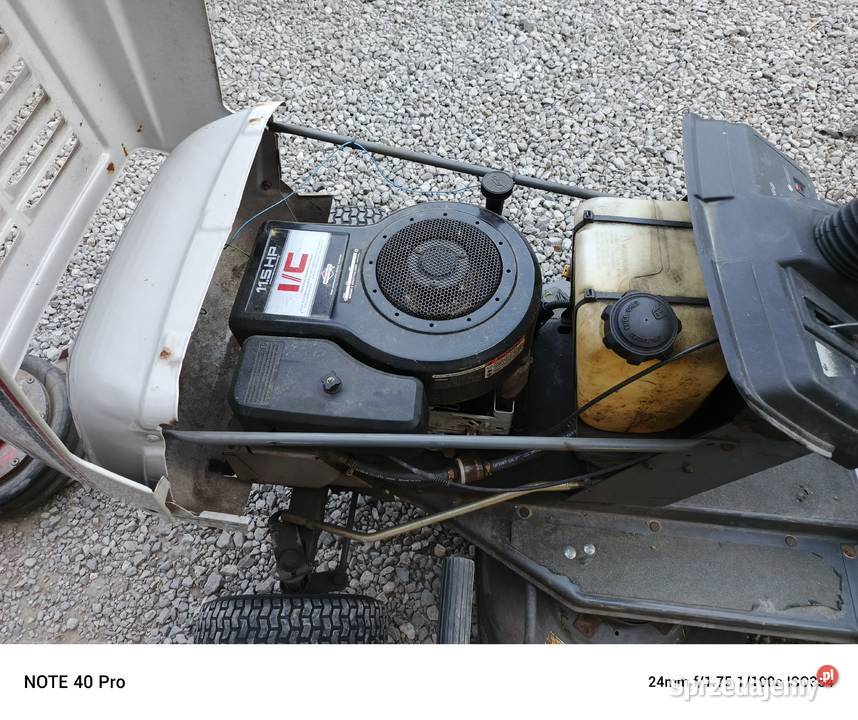 Traktorek kosiarka mtd white