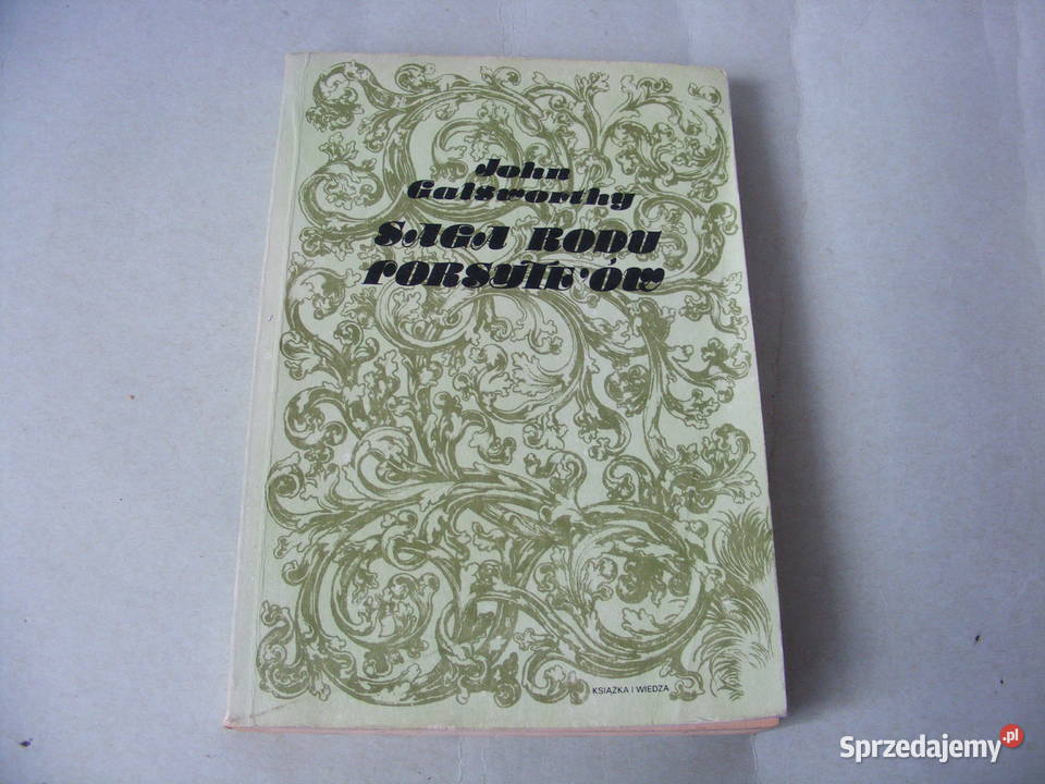 Galsworthy Nowoczesna komedia Saga rodu Rok wydania 1988 dolnośląskie Oborniki Śląskie