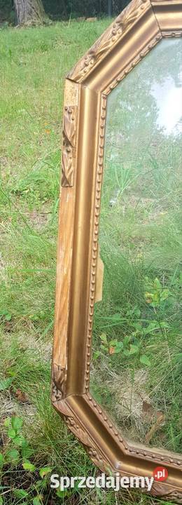 Duża stara rama ze szkłem Ruda Śląska