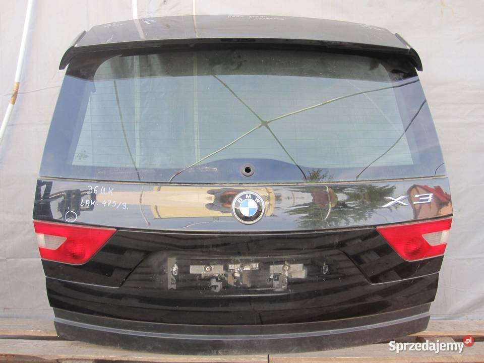 BMW X3 E83 04r klapa tył osobowe