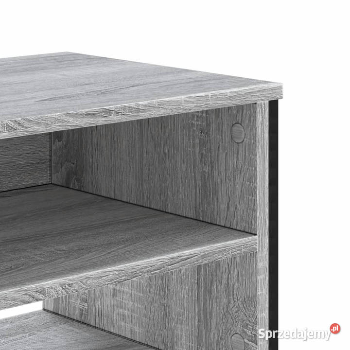 Szafka pod TV szary dąb sonoma 122x34x41 RTV Warszawa