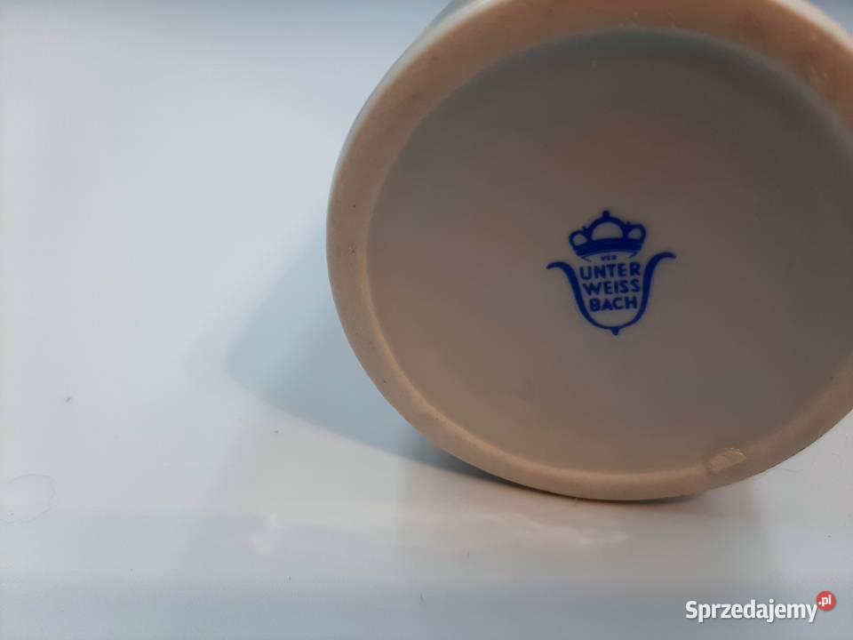 Piękny porcelanowy wazon sygnowany niemiecki Inowrocław