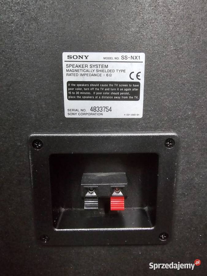 Kolumny stereo Sony SSNX1 wysyłka 20 Słuchawki i głośniki