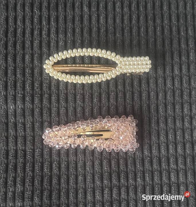 Rossmann piękne spinki do włosów koraliki Wrocław