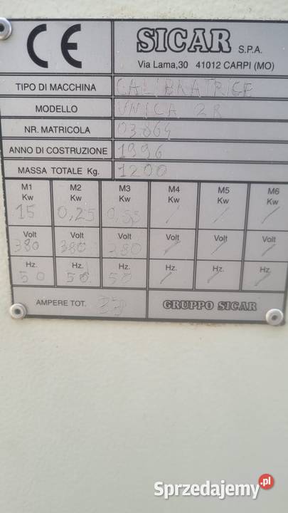 Szlifierka szerokotaśmowa Sicar Unica 2R Karsin