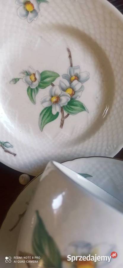 Filiżanka z talerzykiem deserowym BG Kjbeham Gdańsk