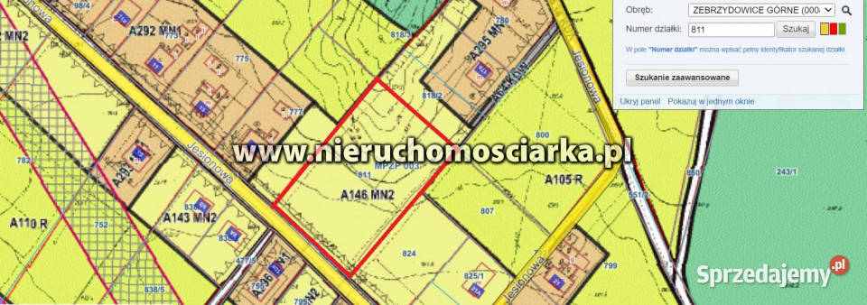 Grunt Zebrzydowice 4984m2 śląskie